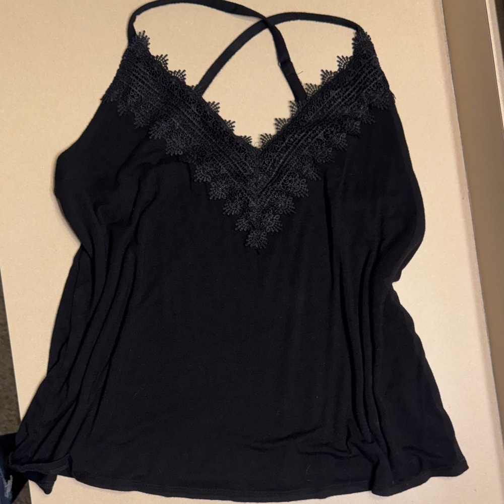 Nine Britton Black Lace Camisole